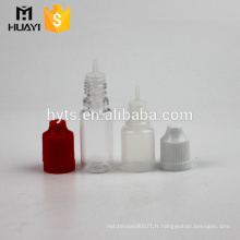 Flacons en plastique de 15 ml pour e-liquide